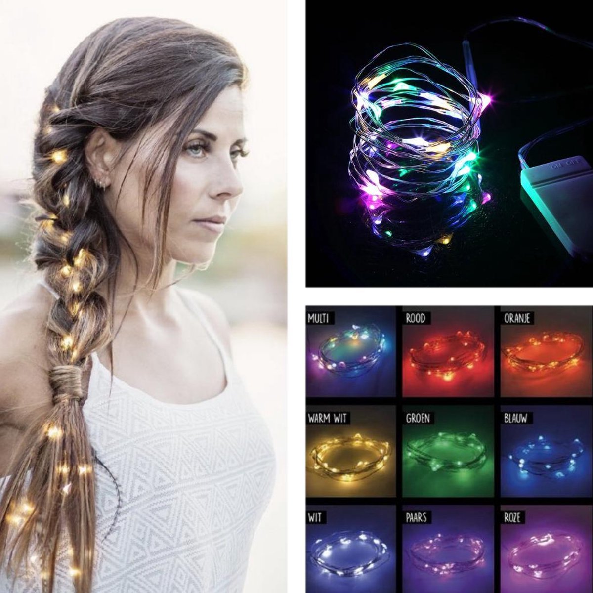Ibiza Hairlights| Multi Color