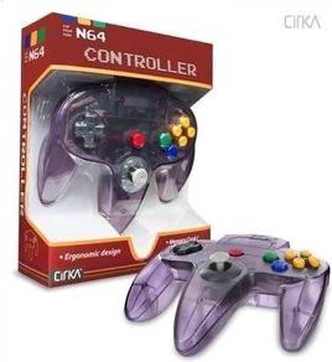 Cirka Nintendo 64 (N64) Controller - Atomic Purple - Cirka