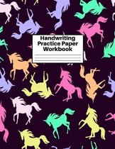 Handwriting Practice Paper Workbook
