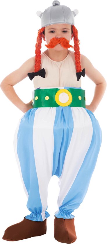 CHAKS - Asterix en Obelix Obelix kostuum voor kinderen - 122/128 (7-8 jaar)  -... | bol.com
