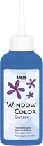 KREUL Glitter Blauwe Raamverf - Window Color Glitter 80ml Raamverf