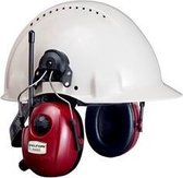 3M HRXS7P3E-01 3,5 mm Stereofonisch Hoofdband, Helm Zwart, Rood, Wit hoofdtelefoon