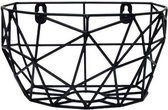 TAK Design Thanwa Mand M - Wandbevestiging - Metaaldraad - 16 x 10 x 16 cm - Zwart