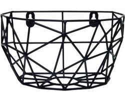 TAK Design Thanwa Mand M - Wandbevestiging - Metaaldraad - 16 x 10 x 16 cm - Zwart