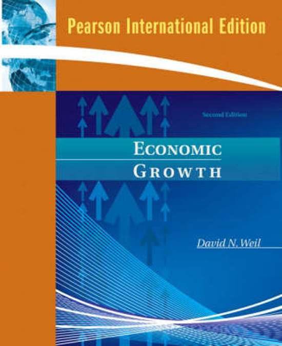 Economic Growth 9780321564368 David N. Weil Boeken bol