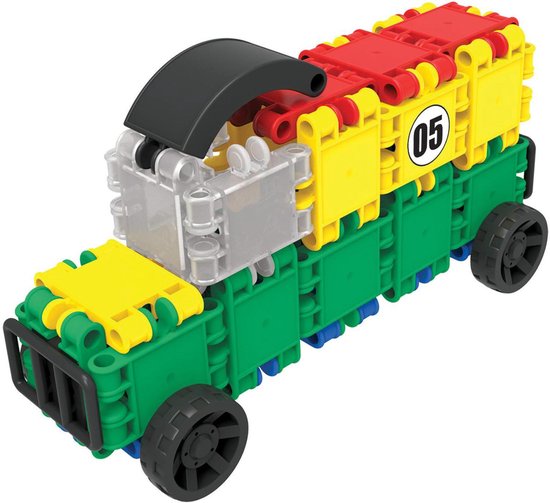 Clics bouwblokken– DUURZAAM SPEELGOED gemaakt van GERECYCLEERDE kunststof- bouwset 20 in 1 - speelgoed 4,5,6,7,8 jaar jongens en meisjes- educatief speelgoed- Montessori speelgoed- constructie speelgoed