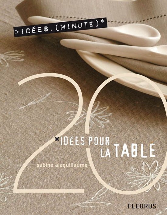 20 Idées pour la table - cover