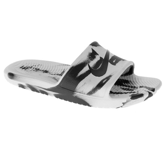 Nike Kawa Marble Slippers Heren Slippers - Maat 45 - Mannen - wit/zwart |  bol.com