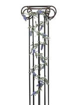 Europalms kunstplant Bloeiende guirlande - bloemen slinger - blauw - 180 cm