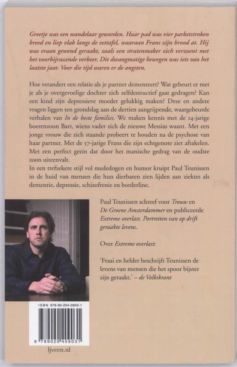 In De Beste Families - back cover
