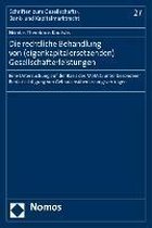 Die rechtliche Behandlung von (eigenkapitalersetzenden) Gesellschafterleistungen