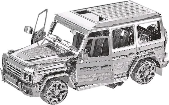 Danser Doen Naschrift 3D Puzzel Metaal - Jeep 4x4 - Metal Puzzle Model Kit SchaalBouw Auto |  bol.com