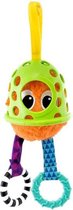Sassy - Rammelaar en hangspeeltje Baby - Kiekeboe-spel - Kleurrijk speelgoed - Peek & Pull Giggle Guy