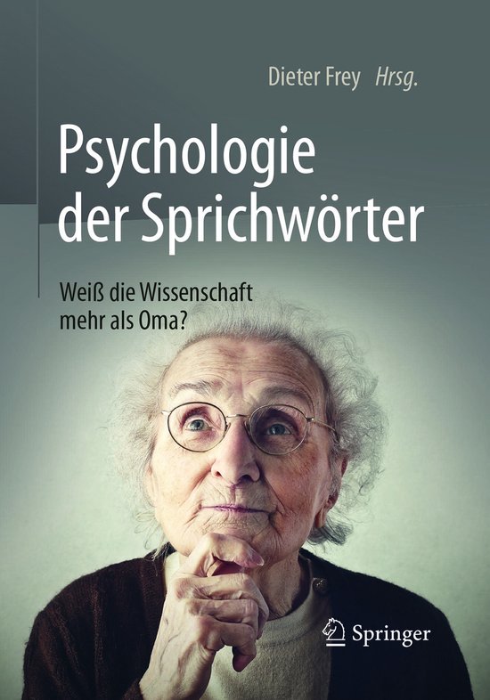Psychology (German Language) - Psychologie der Sprichwörter - cover