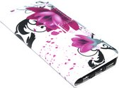 Bloemen hoesje kunstleer Geschikt voor iPhone 6 / 6S