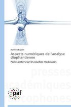 Aspects Num�riques de l'Analyse Diophantienne