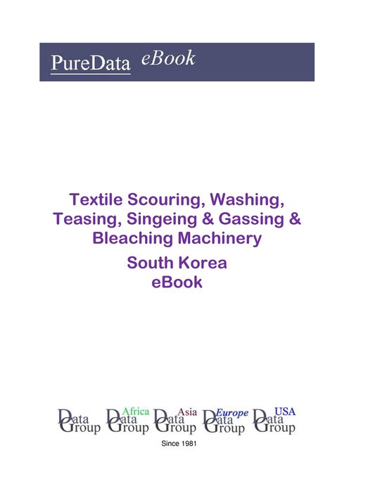 PureData eBook - Textile Scouring, Washing, Teasing, Singein ... - cover