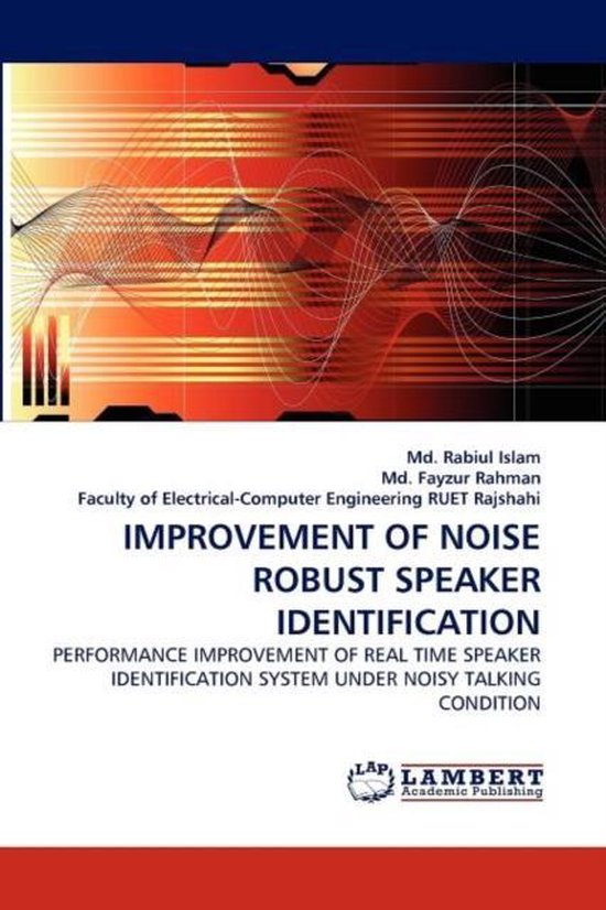 Improvement of Noise Robust Speaker Identification - cover