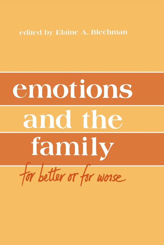 Emotions and the Family - cover
