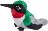 Pluche knuffelvogel kolibrie 10 cm