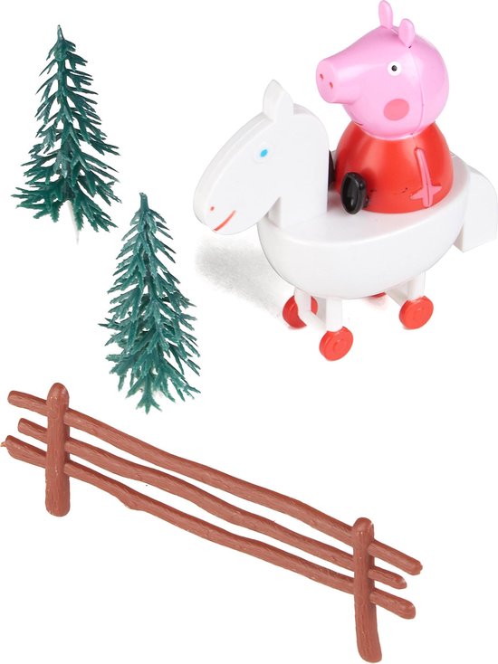 DEKORA - Peppa Pig taart decoratie set - Decoratie > Taartdecoraties