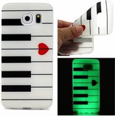 Samsung Galaxy S7 Edge - hoes, cover, case - TPU - Piano