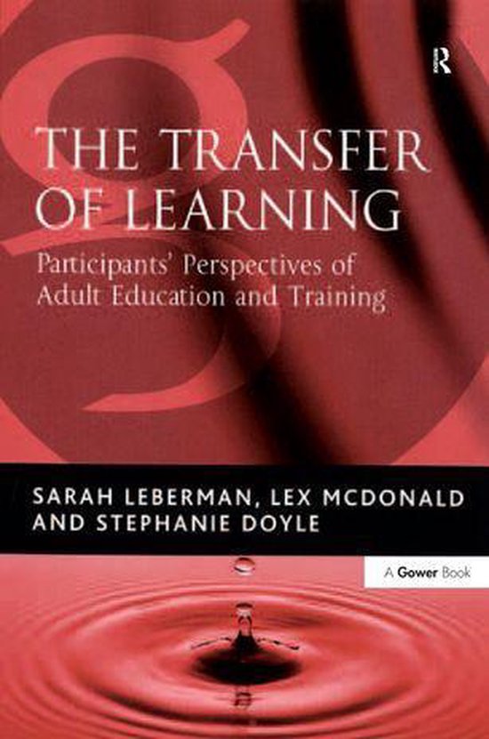 The Transfer of Learning - cover
