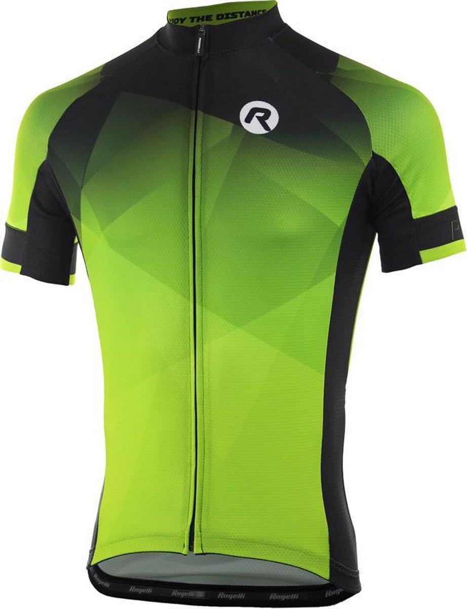 Rogelli Ispirato 2.0 Fietsshirt Heren Korte mouwen Maat S Fluor Zwart bol