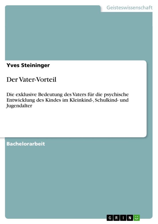 Der Vater-Vorteil - cover