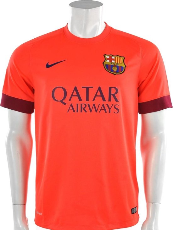 Aanstellen Mediaan rechtop Nike FC Barcelona Short Sleeve Away Stadium Jersey - Sportshirt - Heren -  Maat XL -... | bol.com