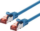 LOGON TCF66F050B netwerkkabel 5 m Cat6a F/UTP (FTP) Blauw