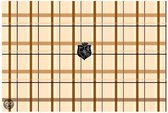 Mad for Plaid, Trim to Fit Notebook Skin 19 inch (Beige)