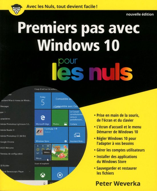 Premiers pas avec Windows 10 Pour les Nuls NE - cover