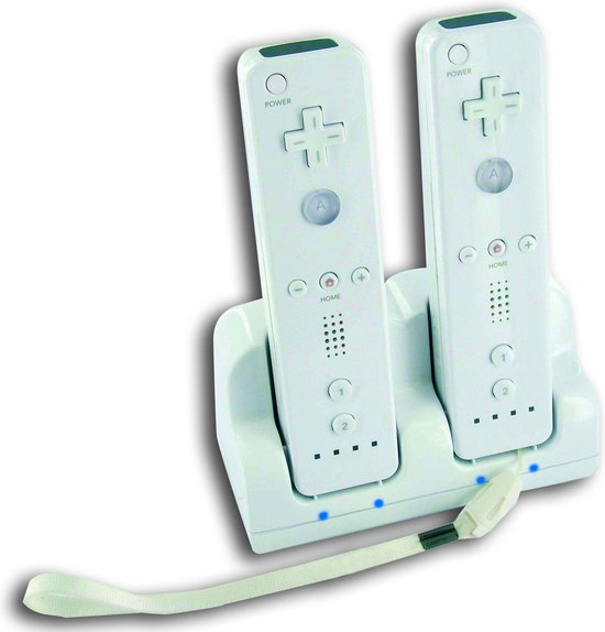 ongeluk team plein Bigben Dubbel Docking Station - Wit (Wii + Wii U) | bol.com