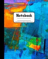 Notebook Wide Ruled 7.5 x 9.25 in / 19.05 x 23.5 cm