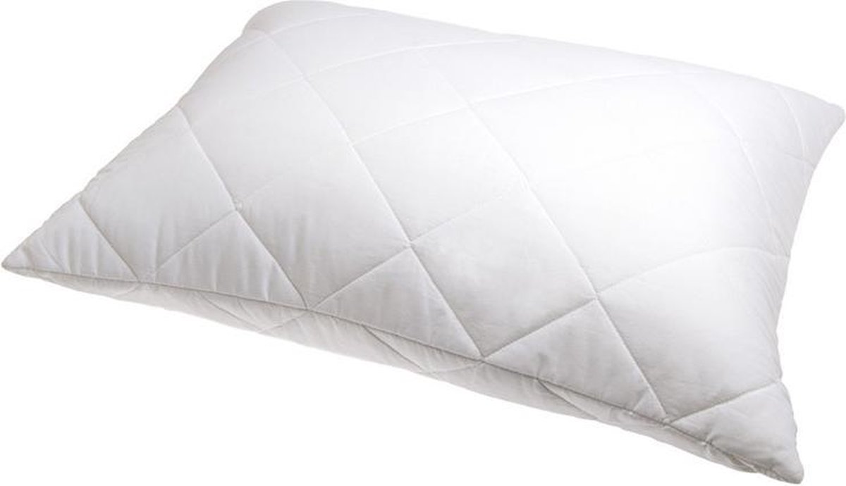 iSleep Hoofdkussen Cotton Tropic - 100% Katoen - 60x70 cm - Wit