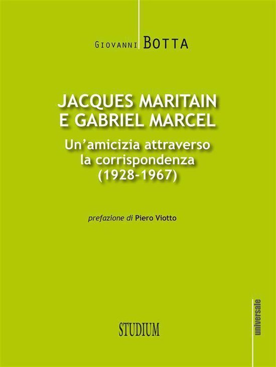 Jacques Maritain e Gabriel Marcel - cover