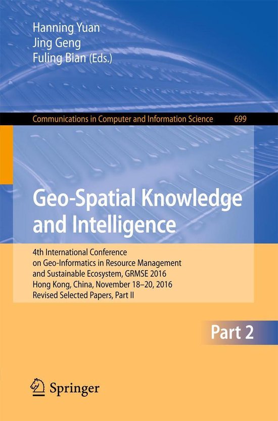 Springer Nature Proceedings Computer Science 2 - Geo-Spatial ... - cover
