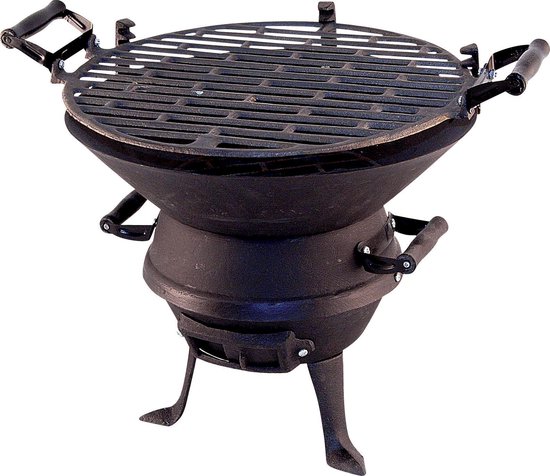 Potkachel houtskoolbarbecue - 35 cm - gietijzer