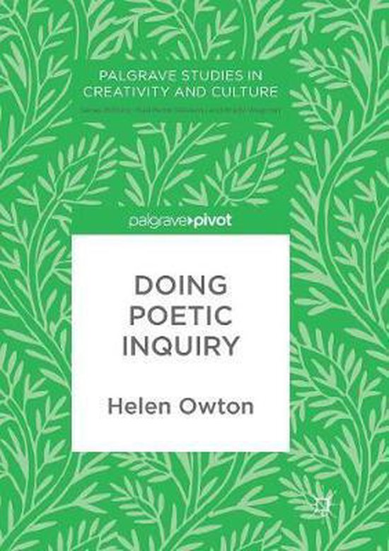 Palgrave Studies in Creativity and Culture- Doing Poetic Inq ... - cover