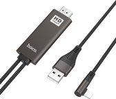 Adapter 8 pin Lightning naar HDMI Kabel - 2 M - 1080P Full HD - Video Audio Convertor voor Beeldscherm - Geschikt voor Telefoon en Tablet