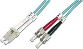 Digitus DK-2531-05/3 Glasvezel kabel 5 m LC ST/BFOC Blauw