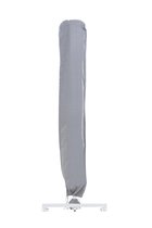 DistriCover Parasolhoes 250-450 voor staande en vrijarm parasol zonder boog - Zwart/Grijs maat l x b 250 x 60 cm - zweefarmparasol hoes - 2 jaar garantie
