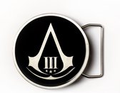 Assassin's Creed III - Zwarte Ronde Logo Buckle