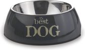 Beeztees Best Dog - Hondenvoerbak - Grijs - 14x4,5 cm