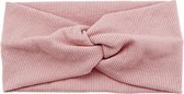 Haarband Roze | Effen Bandana | 20 x 10 cm | Katoen | Elastisch/Stretch