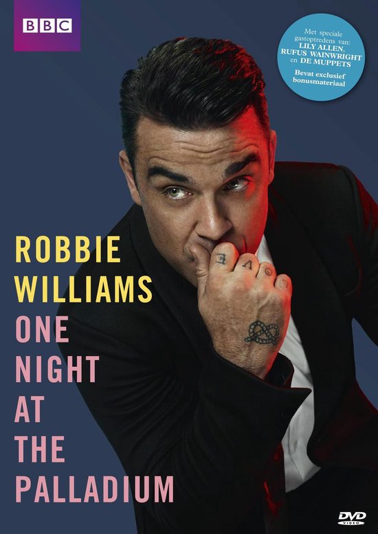 Cover van de film 'Robbie Williams - One Night At The Palladium'
