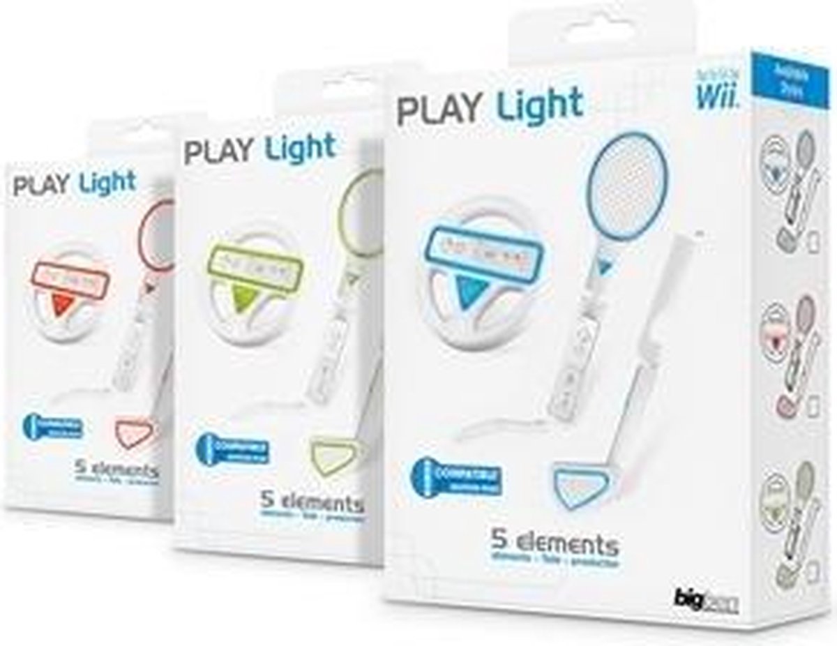 Bigben Lichtgevend Accessoirepakket Wit Wii