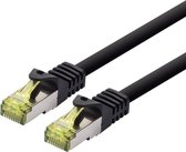 Patch Cable Sftp/Pimf/Lsoh 0.25M - Cat6A 500Mhz - Black