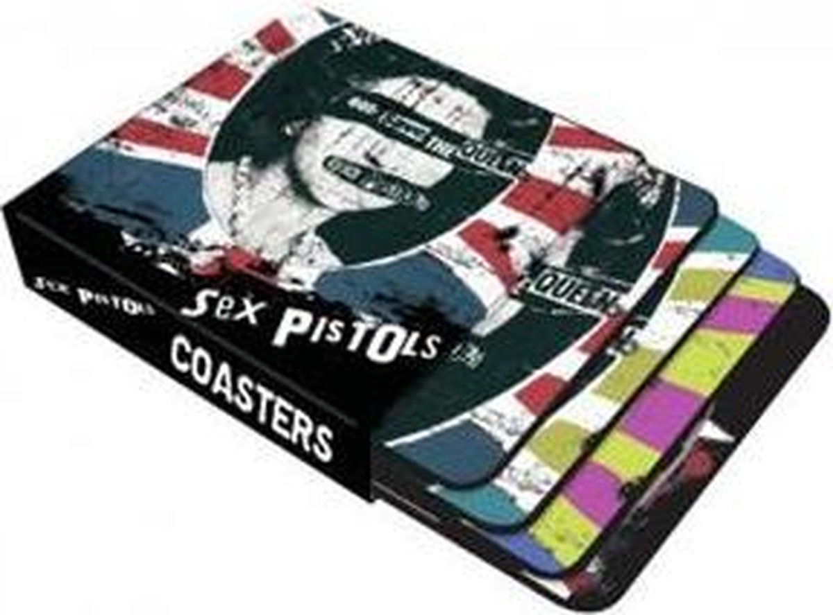 Sex Pistols God Save The Queen - coasters Set 4